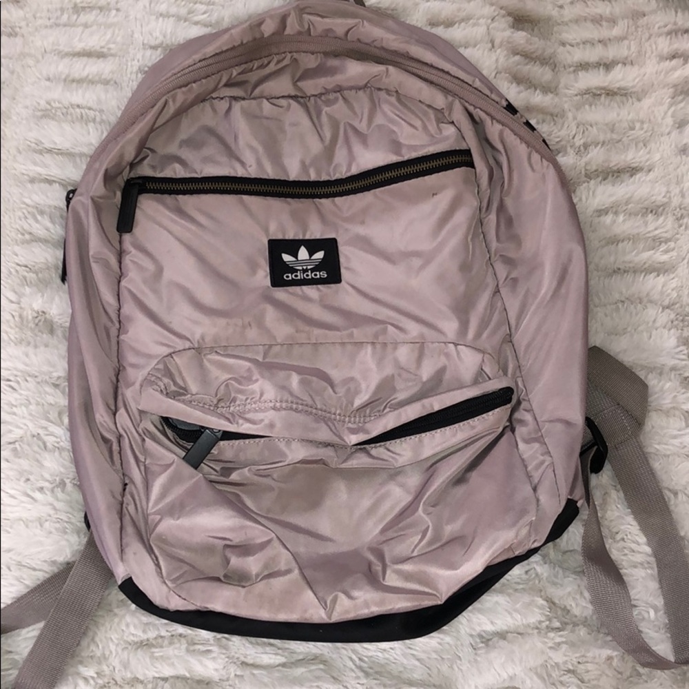 tan adidas bookbag
